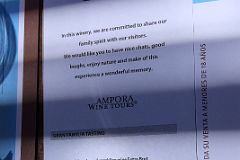05-11 Our Wine Tasting Menu At Gimenez Rilli On The Uco Valley Wine Tour Mendoza